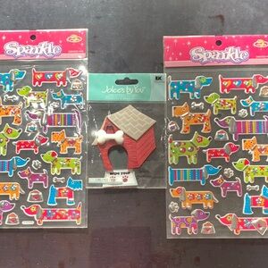 Colorful Dog Stickers Set